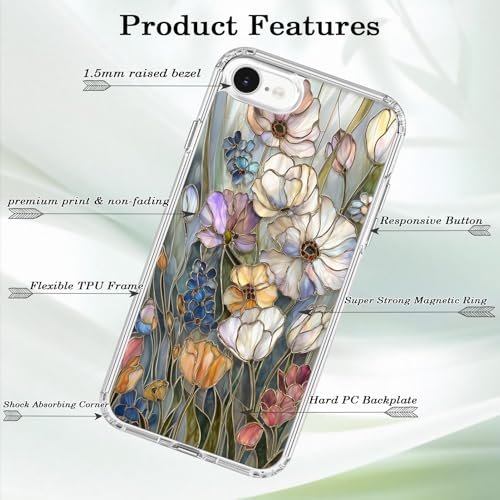 Coque iPhone 17e antichoc fleur pour éviter les rayures et chutes du quotidien