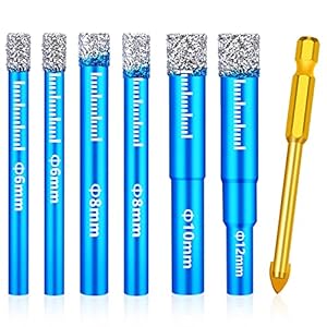 Beimeiii BMED0186 Fliesen- & Glasbohrer Set 7-teilig