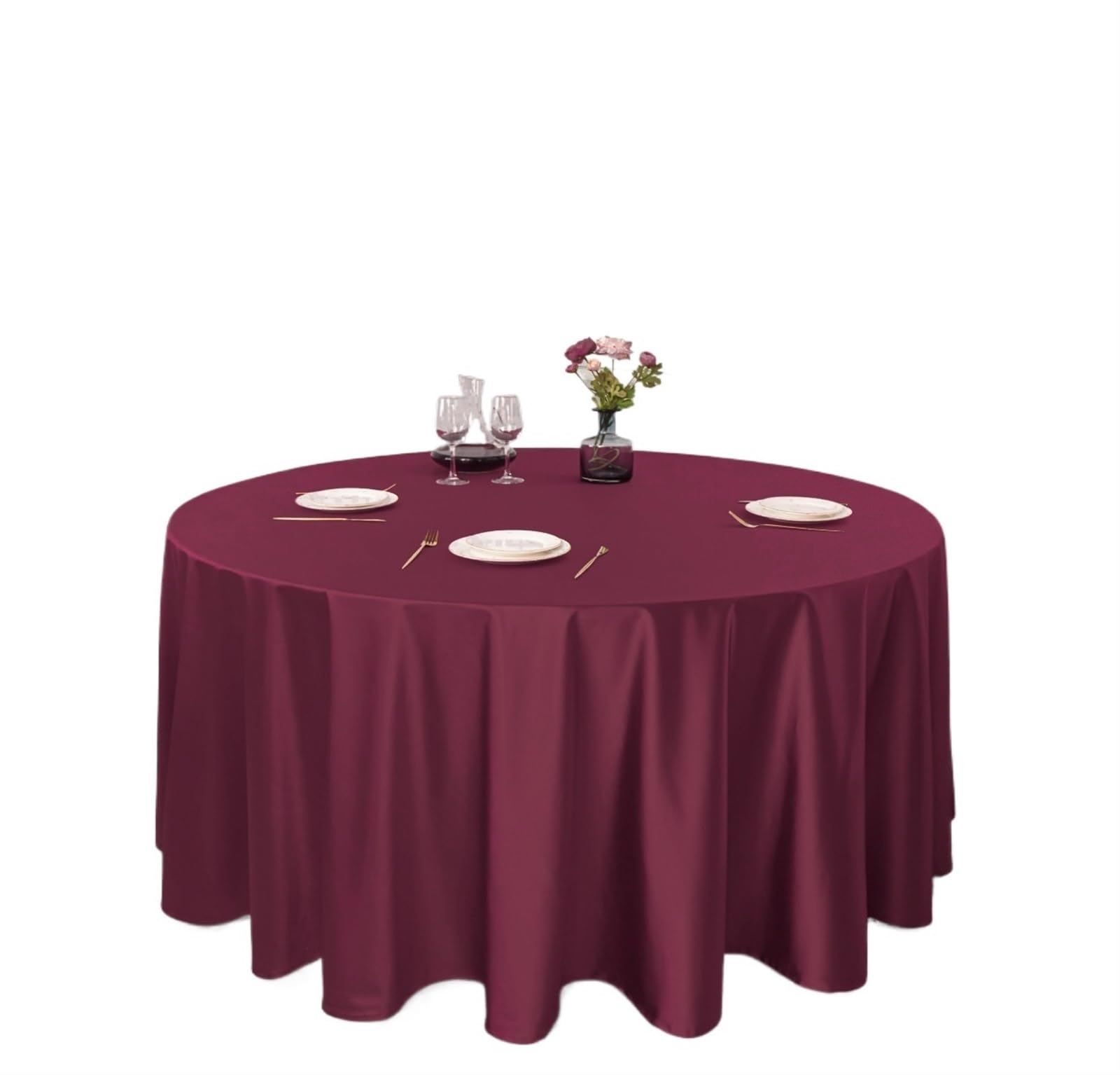 Nappe en satin multicolore de 160x240cm pour sublimer vos dîners et fêtes
