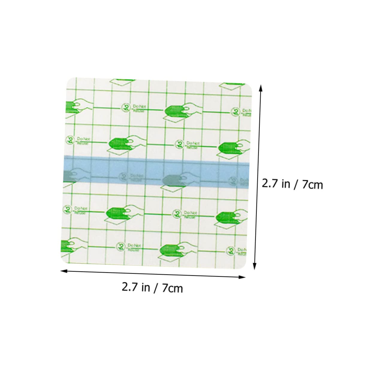 VICASKY 100Pcs Makeup Mixing Palettes Adhesive Foundation Trays for Makeup Artists and Personal Use Convenient for Mixing Cosmetics