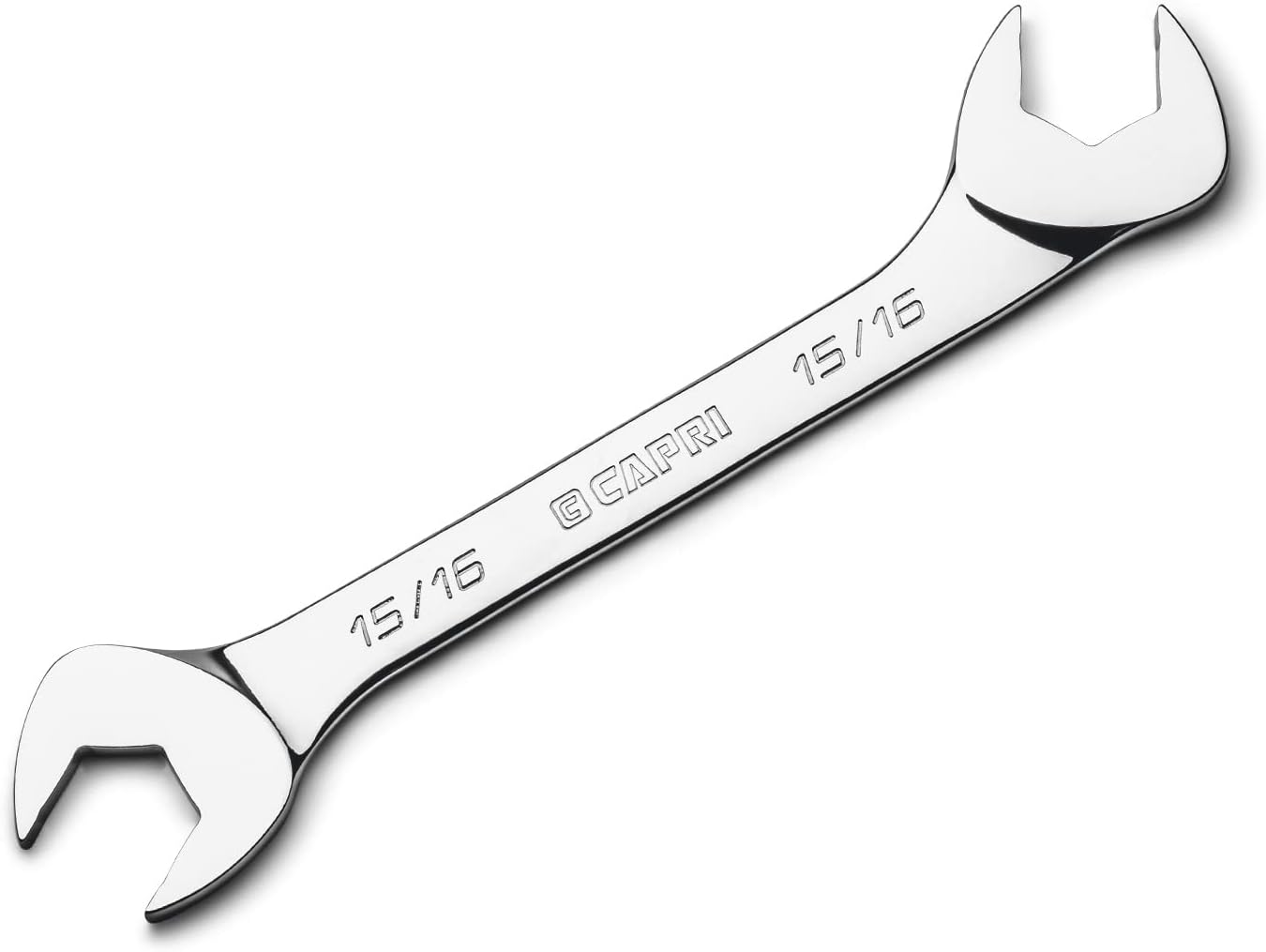 Capri Tools 15/16 in. Angle Open End Wrench, 30° and 60° angles, SAE