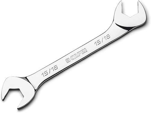 Capri Tools 15/16 in. Angle Open End Wrench, 30° and 60° angles, SAE