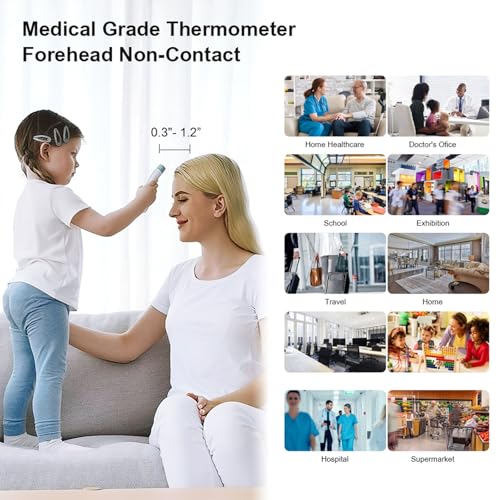 Berrcom Non-Contact Infrared Forehead Thermometer for Adults and Kids - Image 7