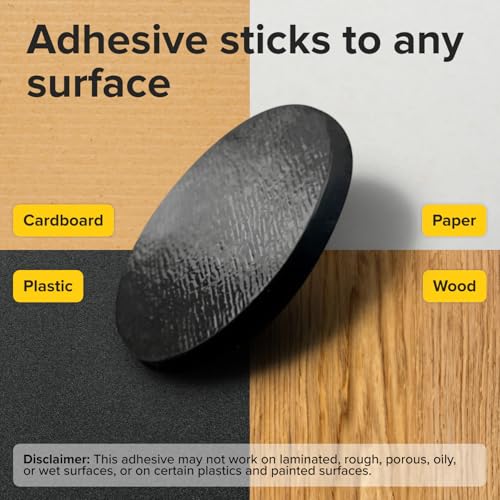 Hyper-Sticky Magnets with Adhesive Backing - 0.8" Strong Magnetic Dots for Whiteboard, Fridge, Crafts - Easy to Cut Stickers for Planning and Organization - 80pcs - Thumbnail 5