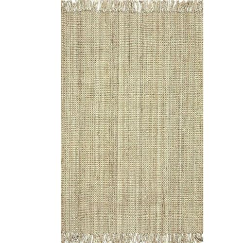 Alfombras largas de yute RTTYIKU pasillo bucle modernas 2