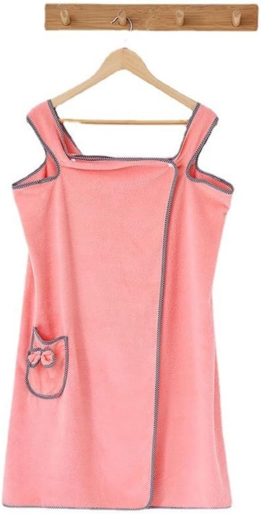 Coral Velvet Bath Towel Household Adult Sling Skirt Hair Band Dry Cap Hat Set