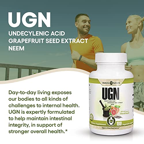 BioActive Nutrients UGN (Undecylenic Acid) Supplement Vegan