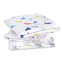 Lot de 5 musy-langes en mousseline de coton Tanzania ADEN ANAIS
