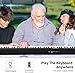 Digital Piano 88 Key Full Size Semi Weighted Electronic Keyboard Piano Set with Stand,Built-In Speakers,Electric Piano Keyboard with Sustain Pedal,Bluetooth,MIDI/USB/MP3 for Beginners Adults/81x