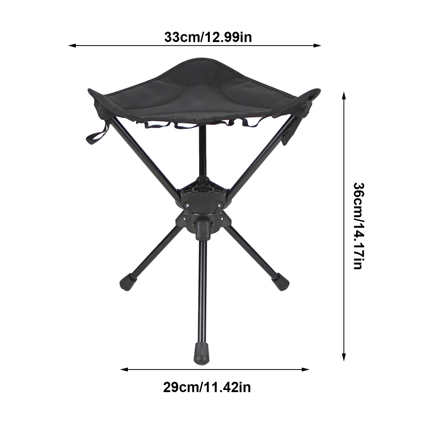 Chaises Pliantes Tabouret de Randonnée Pêche, Équipement de Survie | Chaise Camping Pivotante Pour Randonnée, Plage, Backpacking, Chasse, , Jardin, Dortoir, Plein Air, Équipement De Rand