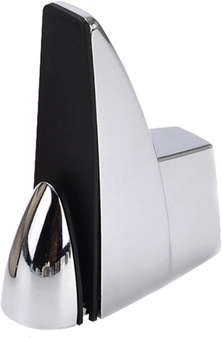 XVL 15.5-Inch Bathroom Glass Shelf, Chrome 2 Pieces GS3004BL-2