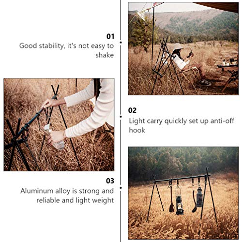 BESPORTBLE Fogueira para Cozinhar Suporte Churrasqueira para Fogueira Equipamento para Cozinhar Piqu