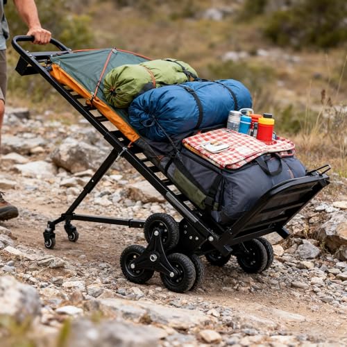 Carretilla para escaleras resistente con ruedas 460 lbs miniatura 4