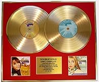 A stunning Double Gold disc display of the artist/s albums. Display features 2 different cd albums Each one comes with a COA