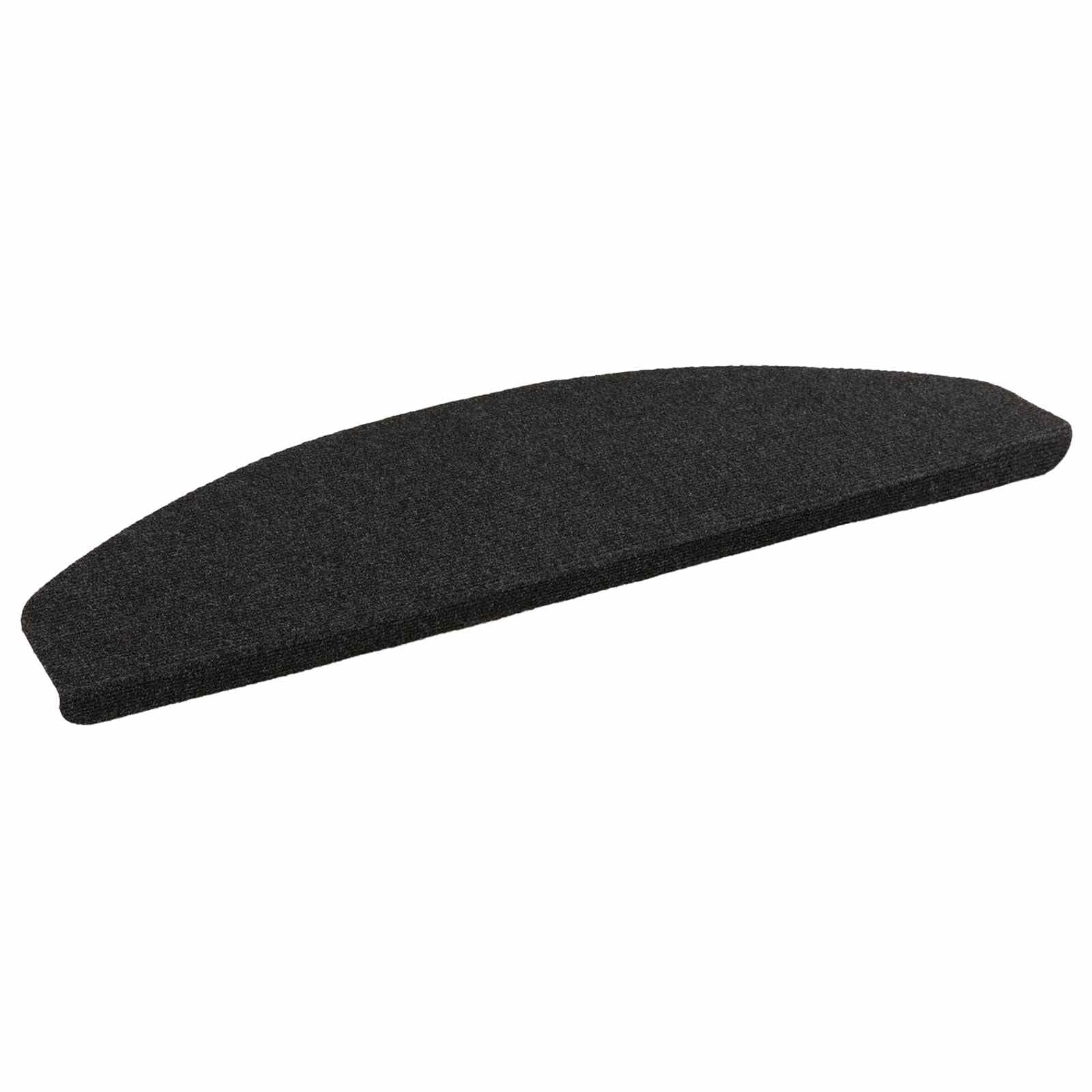Lot de 15 tapis d'escalier autocollants en feutre anthracite