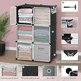 ABOUT SPACE Collapsible Wardrobe - DIY 6 Cube Plastic Almirah — view 3