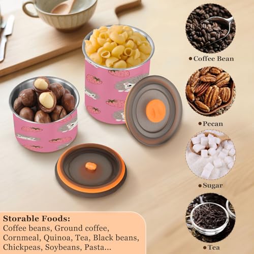 Contenedor Hermético para Café al Vacío de Acero Inoxidable 17oz miniatura 6
