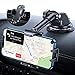 DesertWest Support Téléphone Voiture Universel (2022 Dernière Version) Super Stabilité Forte Ventouse Rotation à 360° pour Pare-brise Tableau de Bord Grille d'Aération pour iPhone 13 Pro Max Samsung..