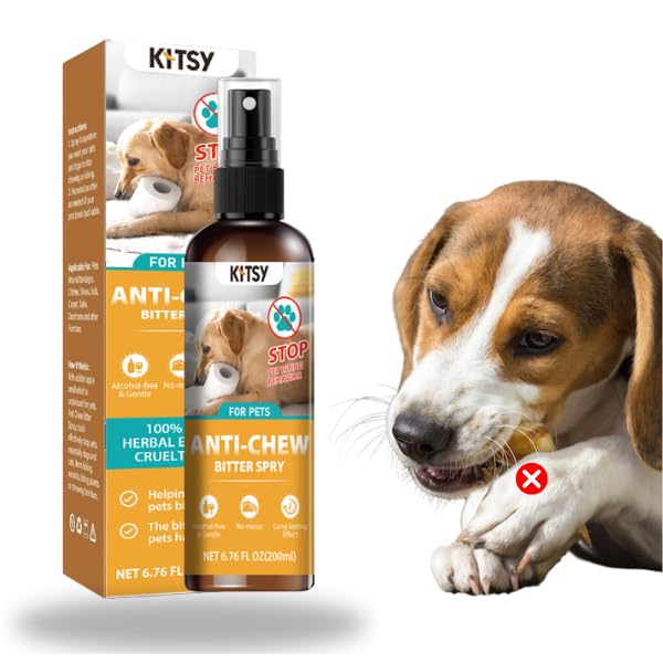 kitsy Dog Anti-Chew Training Spray, Pet Behavior Deterrent