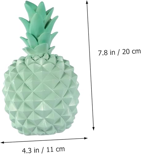 Miniatura 4 de SAFIGLE 3 unidades de alcancía de piña, alcancía de piña, Alcancia, caricatura, maceta de ahorro de frutas, alcancía creativa para niños, estatua de