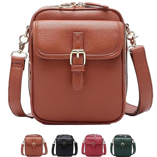 Urvashi Crossbody Leather Bag For Women, Collaboraten1 Crossbody Leather Bag, Leathers Messenger Cross Body Purse For Women