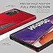 MaiJin Compatible for Samsung Galaxy Note 20 4G / Galaxy Note20 5G Case, Anti-Scratch Shockproof Cover with Built-in Magnetic V Shaped Bracket (Red)