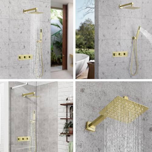 Mitigeur de douche encastré anticalcaire pour optimiser l'espace douche