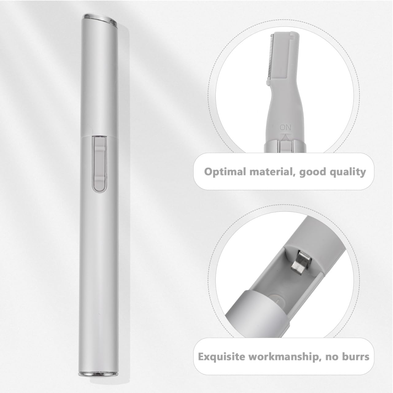 Electric Eyebrow Trimmer Eyebrow Hair Remover and Facial Hair Remover for Women Razor Tool with Comb Brush Portable Home Salon Travel Kit