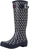 Joules Welly Print, Botas Altas Mujer, French Navy Oyster Catcher, 39 EU
