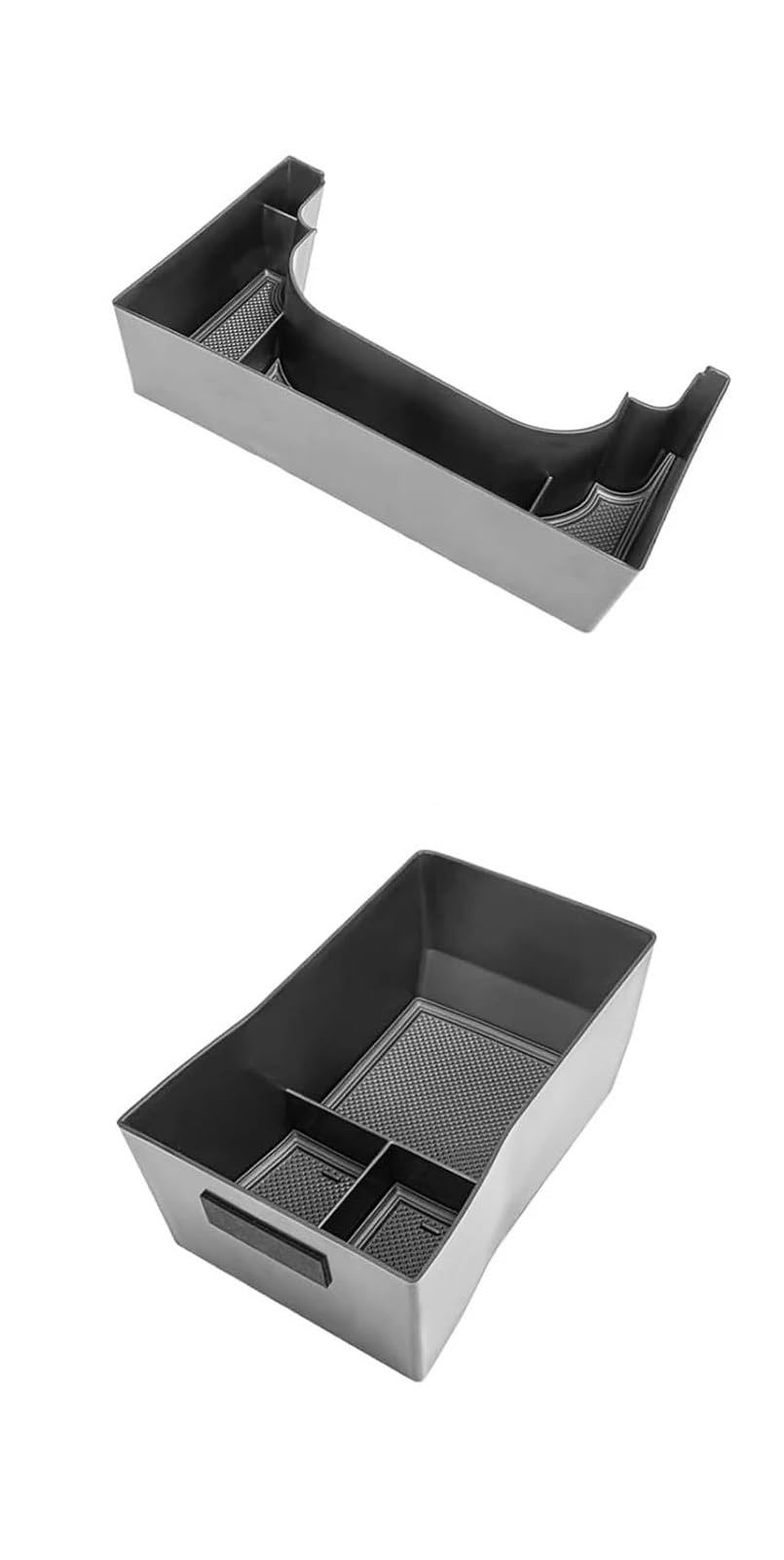 AHRPKAMERD Centre Console Organiser Tray For Kona For Hybrid For Phev For SX2 2024 2025 Car Armrest Box Center Console Organizer Storage Phone Holder Interior Armrest Storage Box(3)