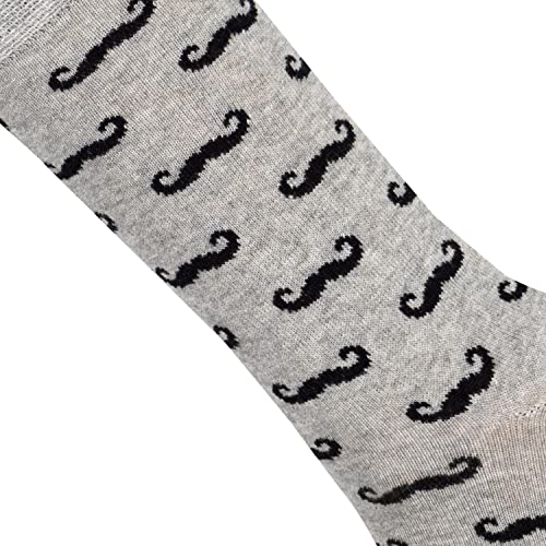 Image of Mysocks Unisex Extra Fine Combed Cotton Crew Socks |Colourful Designs | Seamless Toe | Make Your Steps Enjoyable