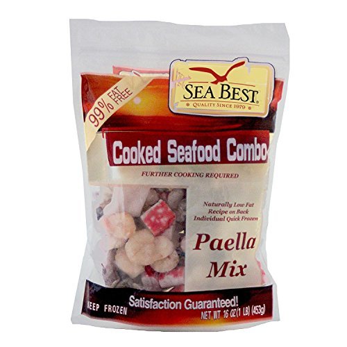 Sea Best Cooked Seafood Combo, 16 Ounce (Pack of 24)