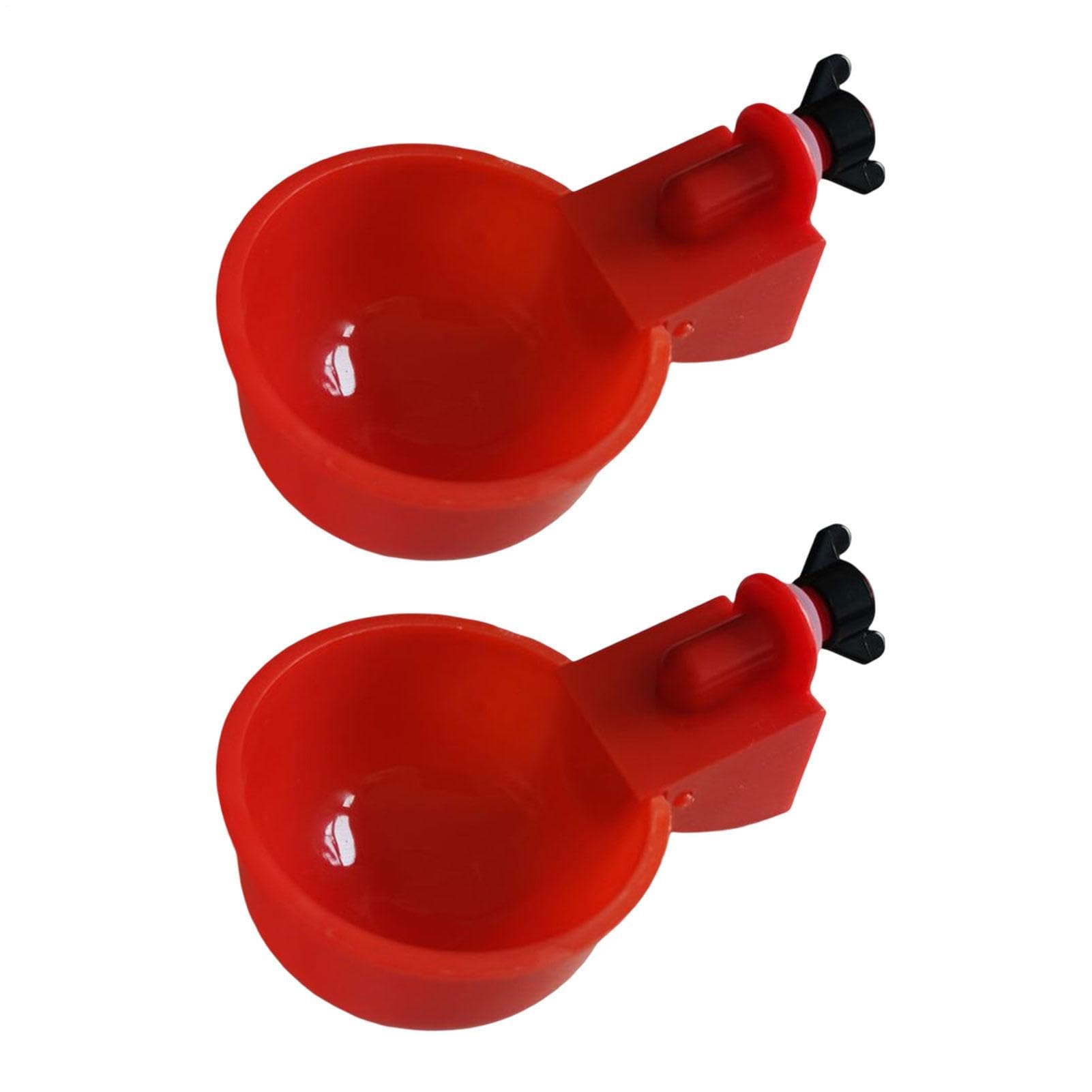 5 piezas tazas bebedoras de pollo - kit de alimentación acuática automática | sin herramientas Instale tazones de beber para pollo, patos, pájaros, pavos y más
