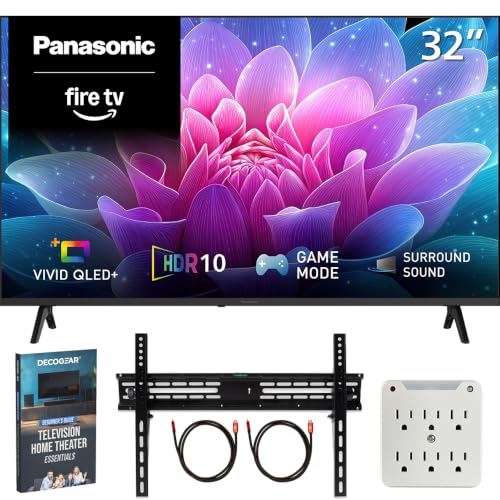 Panasonic 32" S65C QLED+ Fire TV Bundle