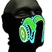 Produktbild Ucult Soundaktive Leuchtmaske Biohazard Leuchtende Karnevalsmaske Gasmaske Atemmaske Gesichtsmaske Motiv Motiv Fasching Make