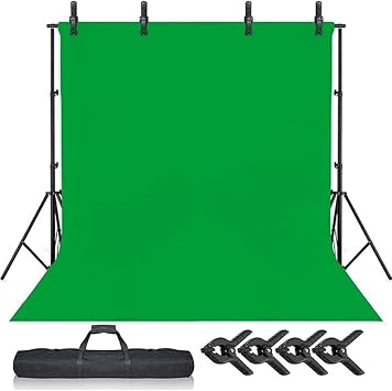 Greenbox Background Stand 2x3 Meters Greenbox Green Background Curtain (2x3m)