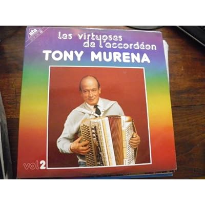 les virtuoses de l'accord&eacute;on - vol. 2 -Tony Murena double album disque Afa 5019 DA