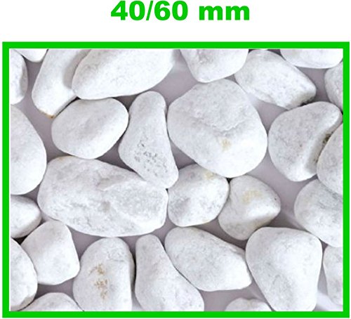 CIOTTOLI DI MARMO BIANCO CARRARA IN SACCHI 25 kg diametro 40-60