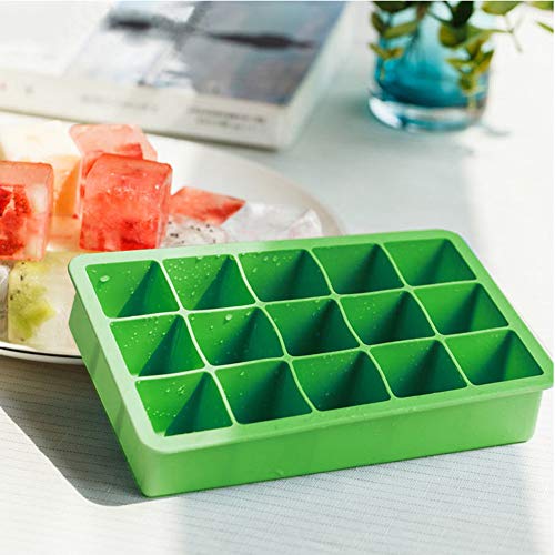 Bandeja do cubo de gelo do silicone do produto comestível 14 grades do molde do cubo de gelo pequeno