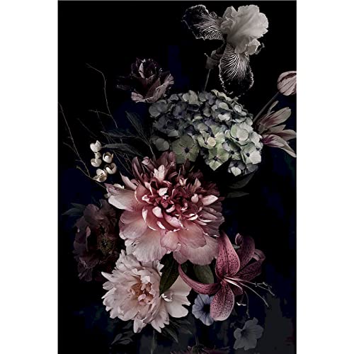 Malen Nach Zahlen Für Erwachsene Kinder Pfingstrose Blume Bild Nach Zahlen Moderne Heimdekoration Einzigartiges Geschenk, Rahmen Zum Selbermachen, 50 X 70 Cm Malen Nach Zahlen Kits Für Erwachsene An Cover