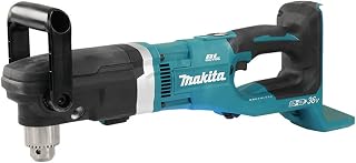 Makita 36V(18Vx2) LXT Brushless 1/2" Angle Drill, ADT, XPT, Dual LED, Torque Limiter, Variable Speed, Soft Start, D & Straight Side Handles, Tool Only