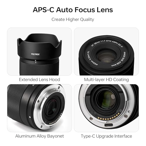 Image of VILTROX AF 35mm F1.7 Air E Lens for Sony E Mount, f /1.7 Large Aperture APS-C Auto Focus Prime Lens Compatible with Sony E-Mount Mirrorless Cameras ZV-E10 II EV10 a6700 a6600 a6400 a7c ii a7rv a7iii