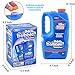 JOYIN 2 Bottles Bubbles Refill Solutions 64 oz (up to 5 Gallon), Concentrated Solution for Bubble Machine, Gun, Wand Refill Fluid Summer, Easter Toys(Blue)