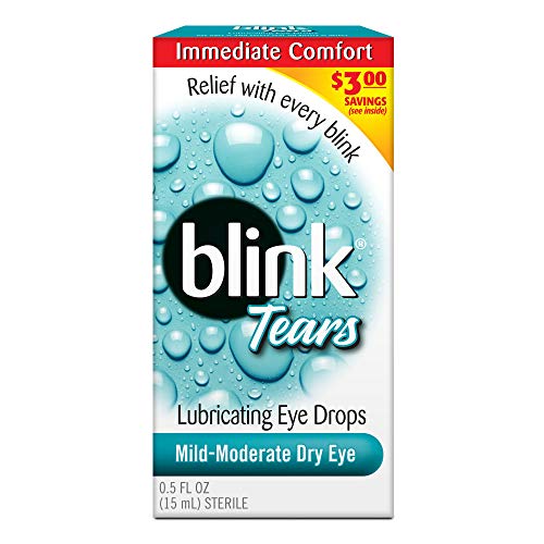Blink Tears Lubricating Mild-Moderate Dry Eye Drops, 0.5 Oz.(Pack Of 3) #TOP11