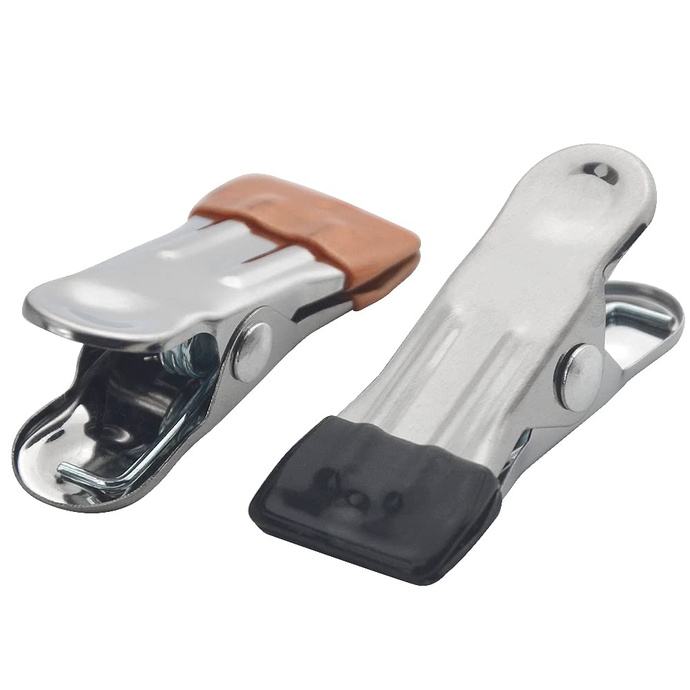 set di 50 mollette per abiti in acciaio inox [5,3 cm x 1