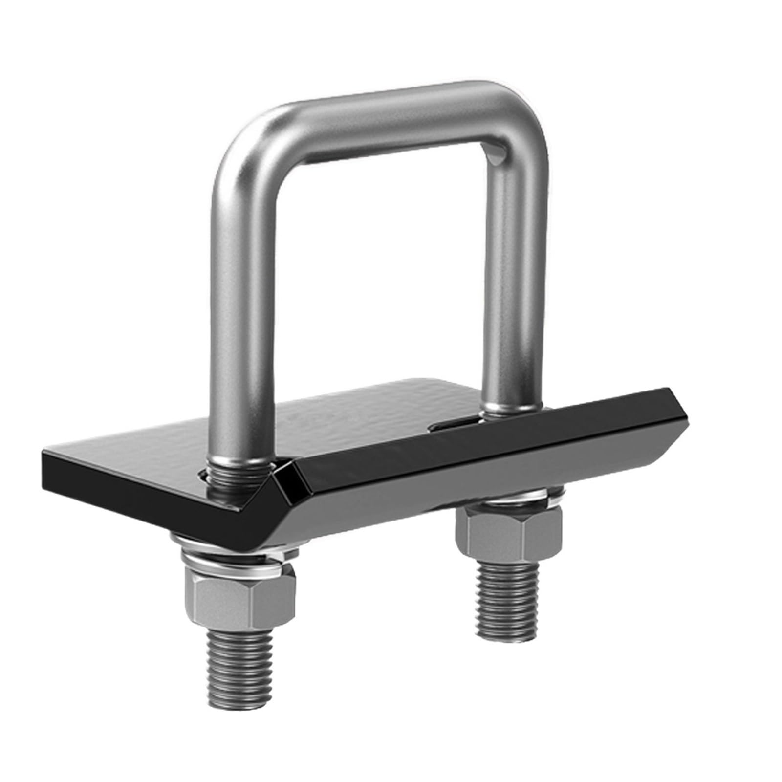 blocco per gancio di traino, Blocco stabilizzatore con bullone a U ricevitore universale for rimorchio, camion, portabici, 13x9x4 cm