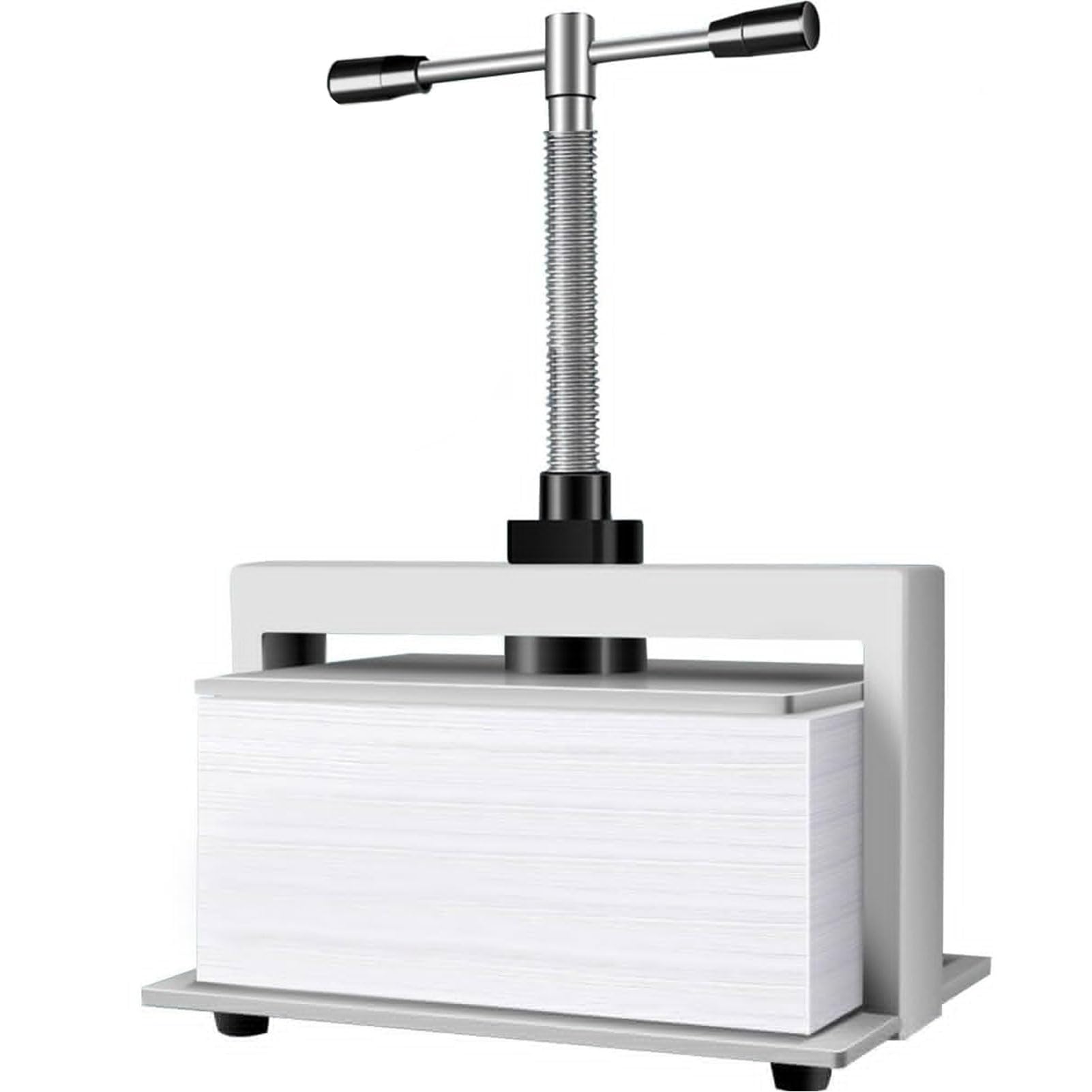 Pressa manuale per rilegatrice A4/A3, resistente, con doppia barra di bilanciamento per rilegare libri, documenti, fatture, banconote