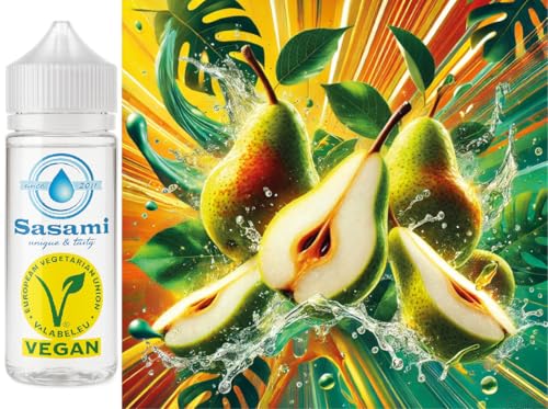 Aroma concentrado de pera Sasami de 100ml, la solución vegana para endulzar