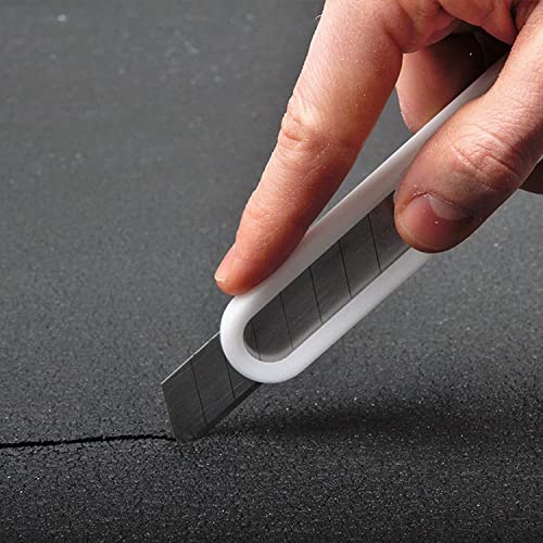 25Mm Heavy Duty Utility Knife, Box Cutter With 40Pcs 25Mm Sk-5 Slitting Retract Blades Snap-Off Cutters With Rubber Grip For Cardboard, Boxes, Diy Crafts #TOP6