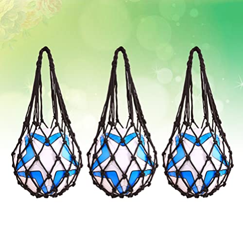 Rede de transporte de bola esportiva com cordão, 3 peças para basquete, futebol, voleibol, playgroun